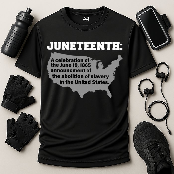 Juneteenth 1865 Celebrates Black African American Performance Shirt