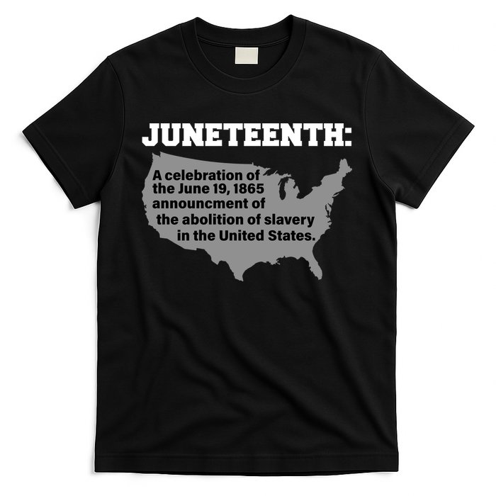 Juneteenth 1865 Celebrates Black African American T-Shirt