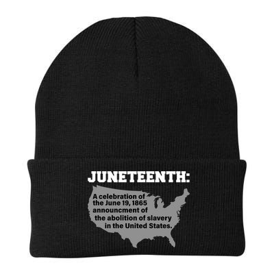 Juneteenth 1865 Celebrates Black African American Beanie