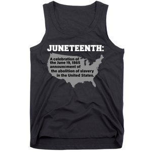 Juneteenth 1865 Celebrates Black African American Tank Top