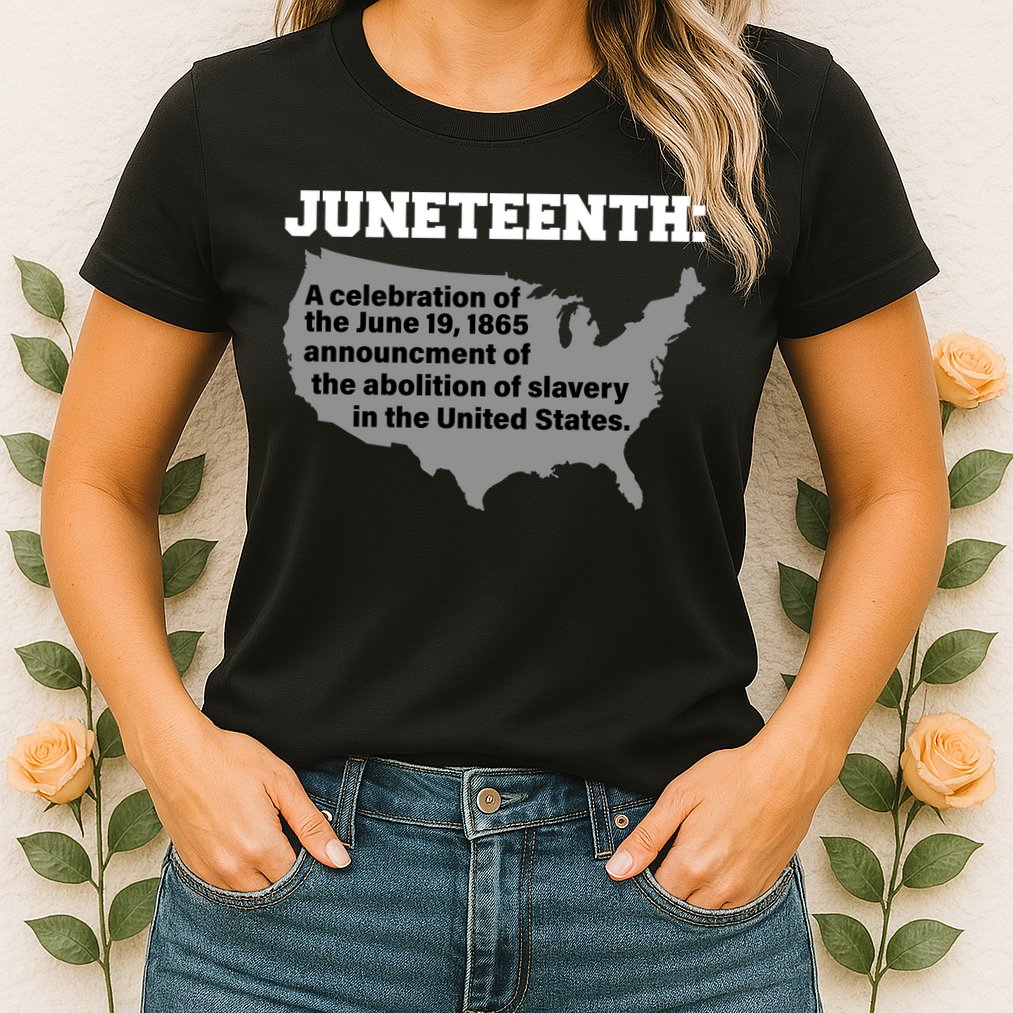 Juneteenth 1865 Celebrates Black African American Womens T-Shirt