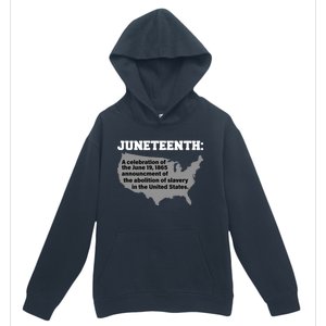 Juneteenth 1865 Celebrates Black African American Urban Pullover Hoodie