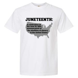 Juneteenth 1865 Celebrates Black African American Garment-Dyed Heavyweight T-Shirt