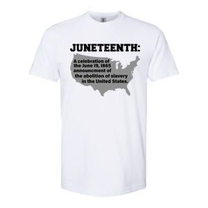 Juneteenth 1865 Celebrates Black African American Softstyle CVC T-Shirt