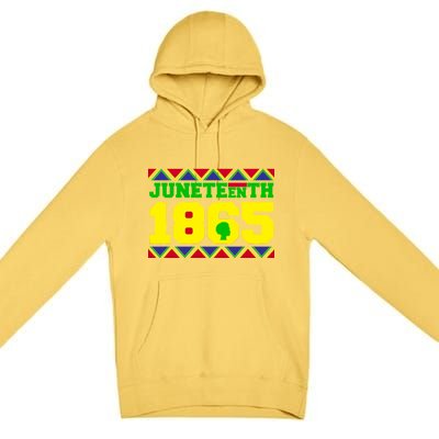 Juneteenth 1865 Independence Day Premium Pullover Hoodie