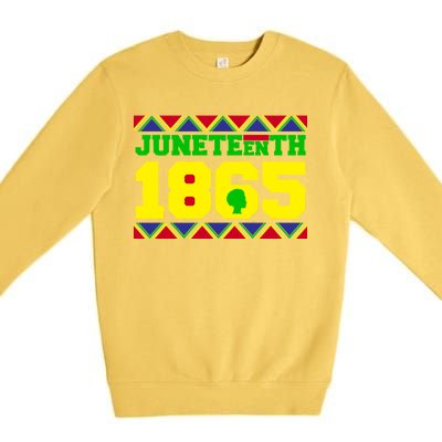 Juneteenth 1865 Independence Day Premium Crewneck Sweatshirt