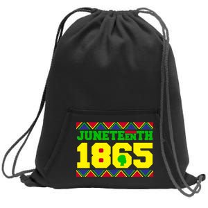 Juneteenth 1865 Independence Day Sweatshirt Cinch Pack Bag