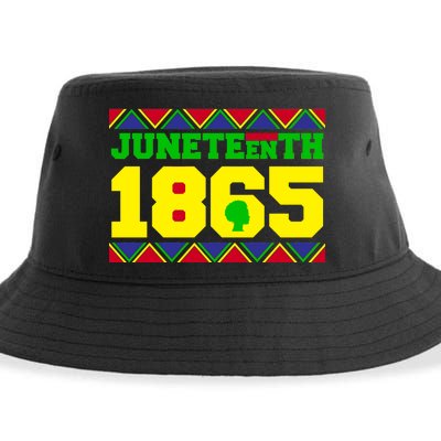 Juneteenth 1865 Independence Day Sustainable Bucket Hat