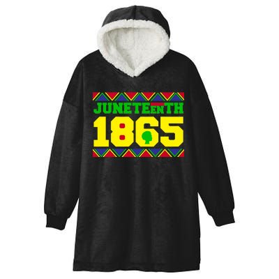 Juneteenth 1865 Independence Day Hooded Wearable Blanket