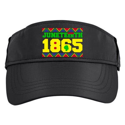 Juneteenth 1865 Independence Day Adult Drive Performance Visor
