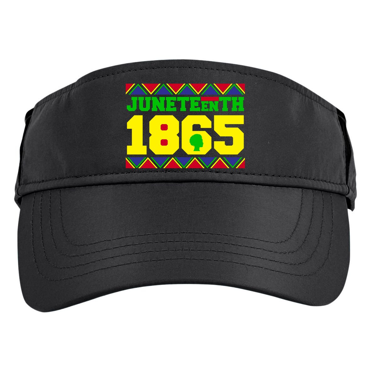 Juneteenth 1865 Independence Day Adult Drive Performance Visor