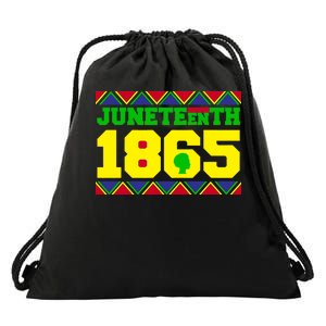 Juneteenth 1865 Independence Day Drawstring Bag