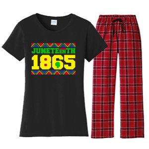 Juneteenth 1865 Independence Day Women's Flannel Pajama Set