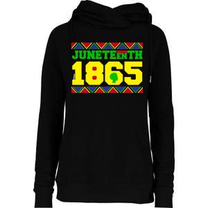 Juneteenth 1865 Independence Day Womens Funnel Neck Pullover Hood