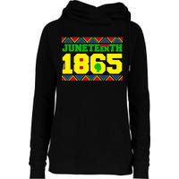 Juneteenth 1865 Independence Day Womens Funnel Neck Pullover Hood