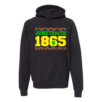 Juneteenth 1865 Independence Day Premium Hoodie