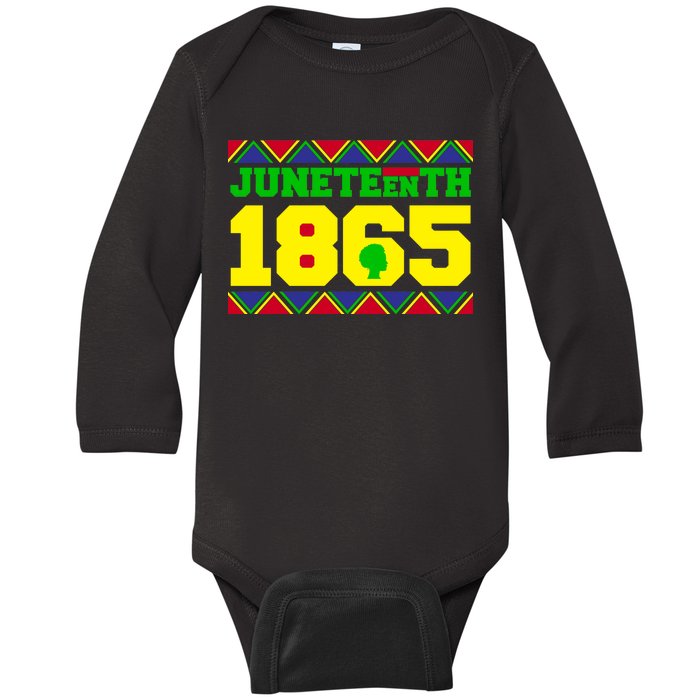 Juneteenth 1865 Independence Day Baby Long Sleeve Bodysuit