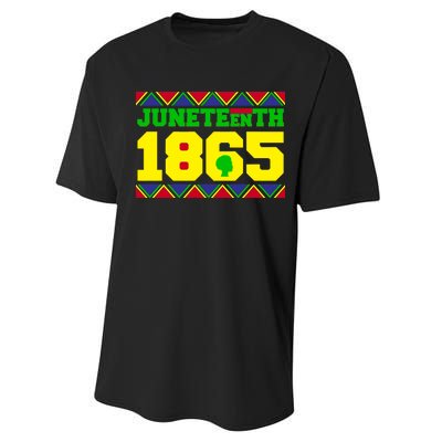 Juneteenth 1865 Independence Day Performance Sprint T-Shirt