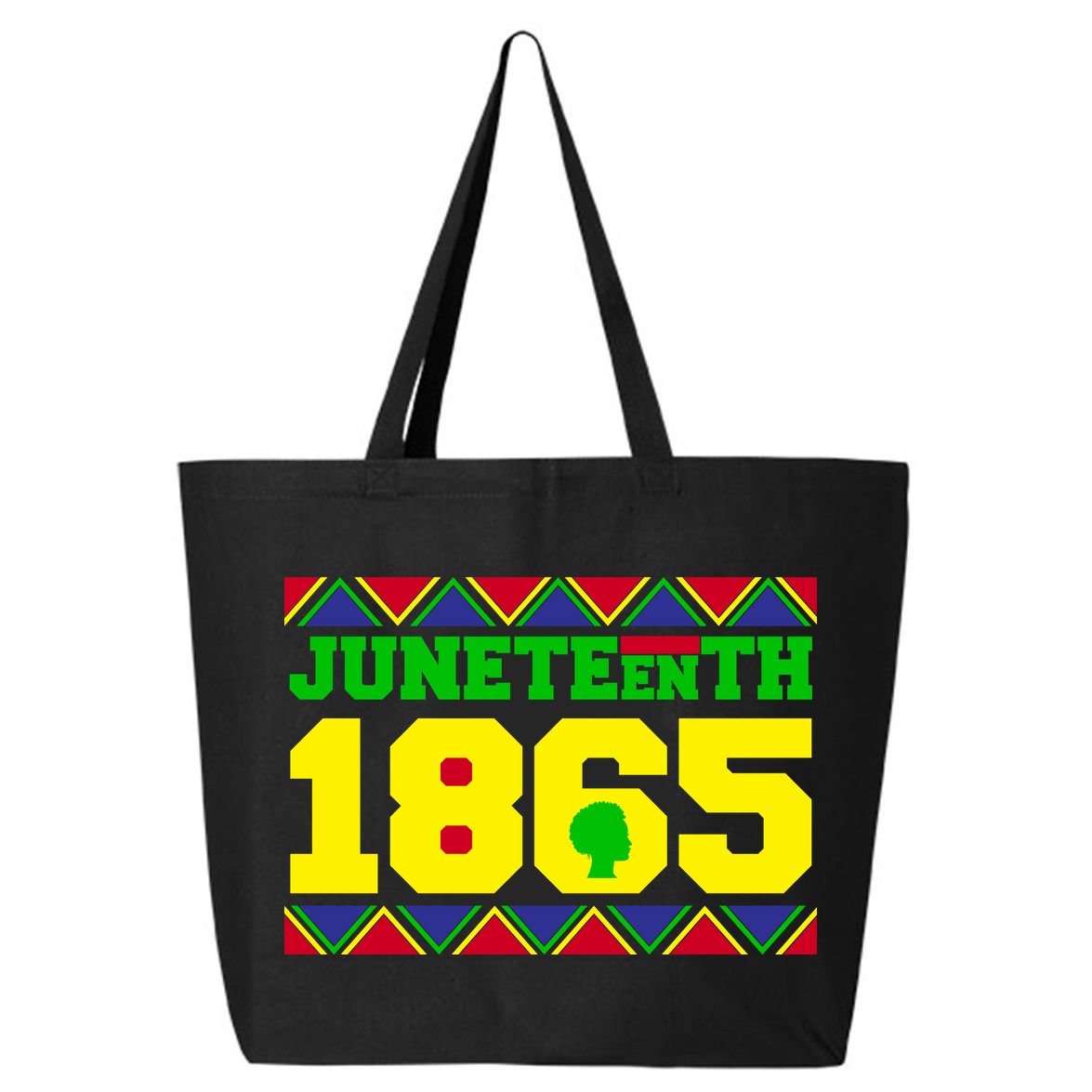 Juneteenth 1865 Independence Day 25L Jumbo Tote