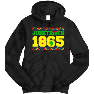 Juneteenth 1865 Independence Day Tie Dye Hoodie