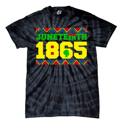 Juneteenth 1865 Independence Day Tie-Dye T-Shirt