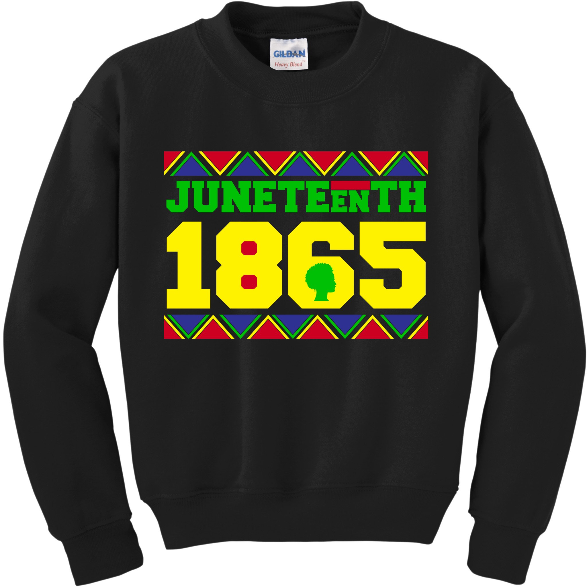 Juneteenth 1865 Independence Day Kids Sweatshirt