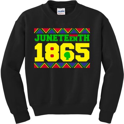 Juneteenth 1865 Independence Day Kids Sweatshirt