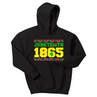 Juneteenth 1865 Independence Day Kids Hoodie