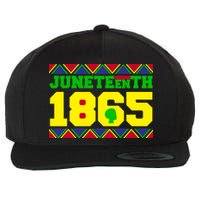 Juneteenth 1865 Independence Day Wool Snapback Cap