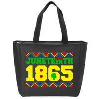 Juneteenth 1865 Independence Day Zip Tote Bag