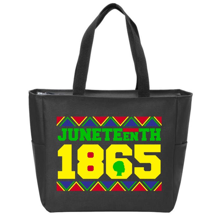 Juneteenth 1865 Independence Day Zip Tote Bag