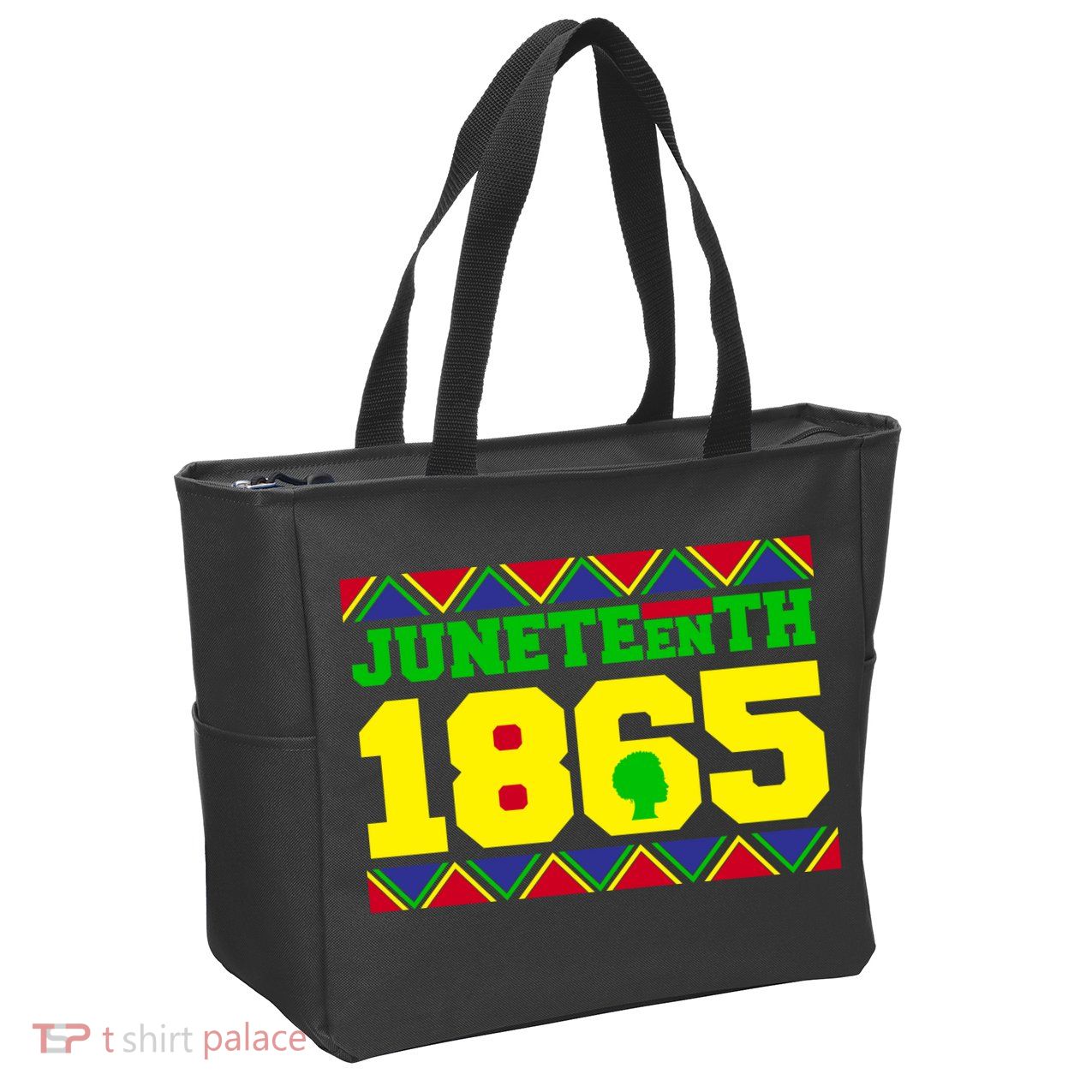 Juneteenth 1865 Independence Day Zip Tote Bag