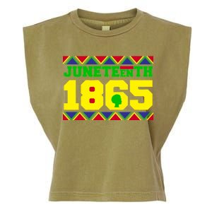 Juneteenth 1865 Independence Day Garment-Dyed Women's Muscle Tee