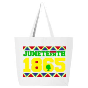 Juneteenth 1865 Independence Day 25L Jumbo Tote