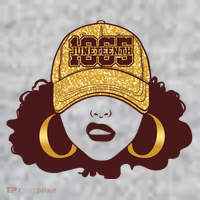 Juneteenth 1865 Stylish Black Woman Afro Baseball Cap Premium T-Shirt