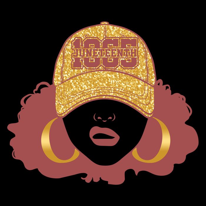 Juneteenth 1865 Stylish Black Woman Afro Baseball Cap Impact Tech Backpack
