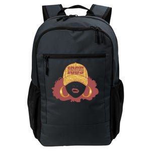 Juneteenth 1865 Stylish Black Woman Afro Baseball Cap Daily Commute Backpack