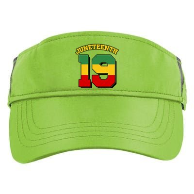 Juneteenth 19 Nineteen Jersey  Adult Drive Performance Visor