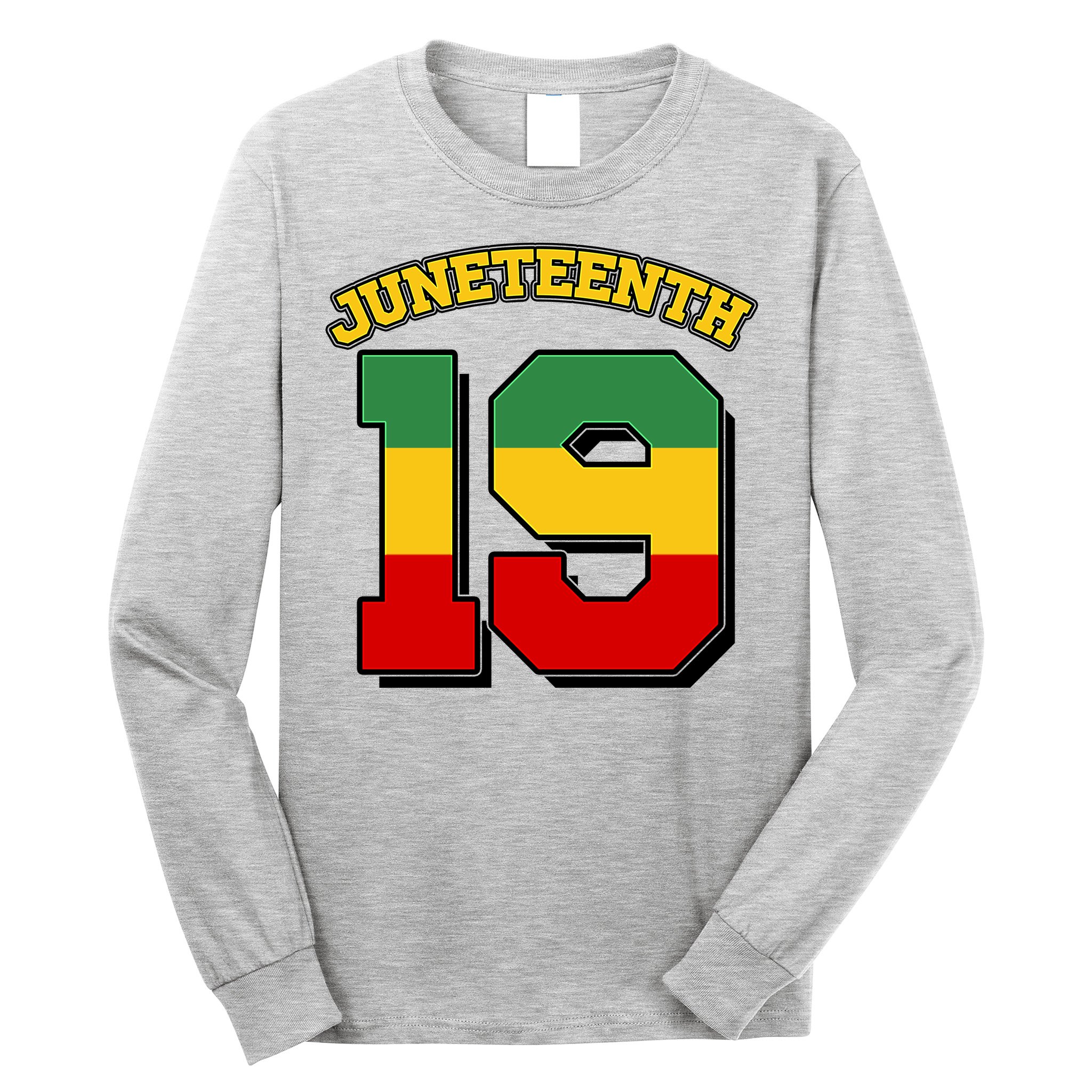 Juneteenth 19 Nineteen Jersey  Long Sleeve Shirt