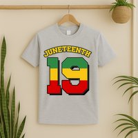 Juneteenth 19 Nineteen Jersey  T-Shirt
