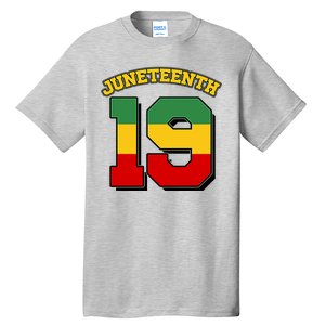 Juneteenth 19 Nineteen Jersey  Tall T-Shirt