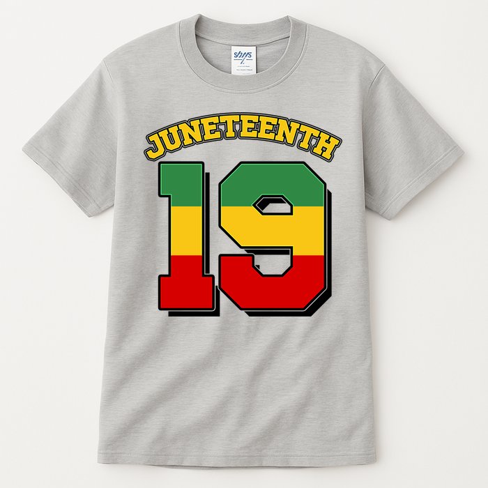Juneteenth 19 Nineteen Jersey  Tall T-Shirt