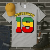 Juneteenth 19 Nineteen Jersey  Tall T-Shirt