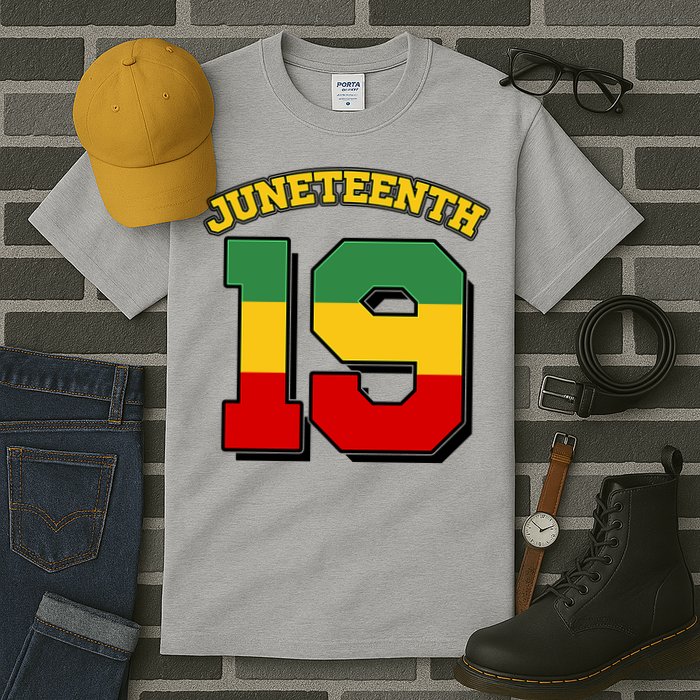 Juneteenth 19 Nineteen Jersey  Tall T-Shirt