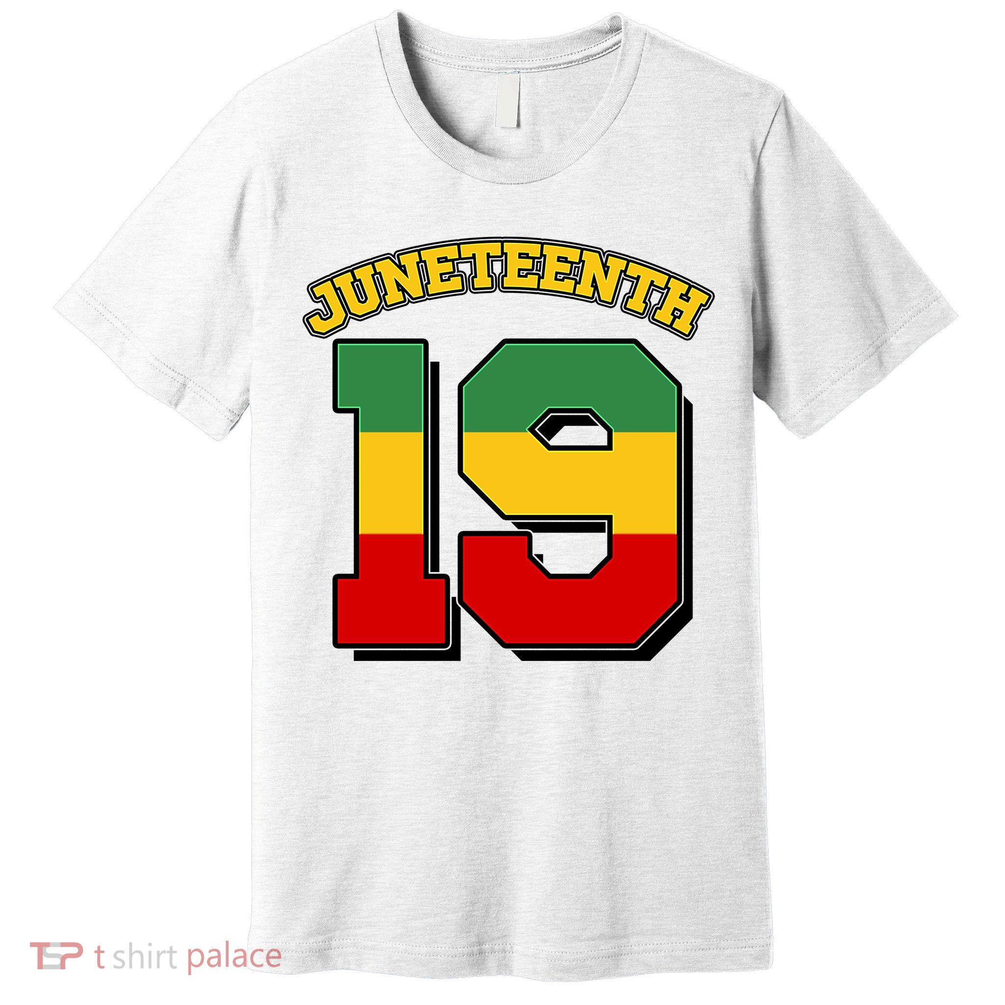 Juneteenth 19 Nineteen Jersey  Premium T-Shirt