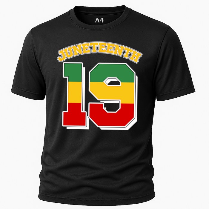 Juneteenth 19 Nineteen Jersey  Cooling Performance Crew T-Shirt