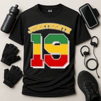 Juneteenth 19 Nineteen Jersey  Cooling Performance Crew T-Shirt