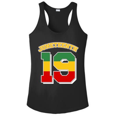 Juneteenth 19 Nineteen Jersey  Ladies PosiCharge Competitor Racerback Tank