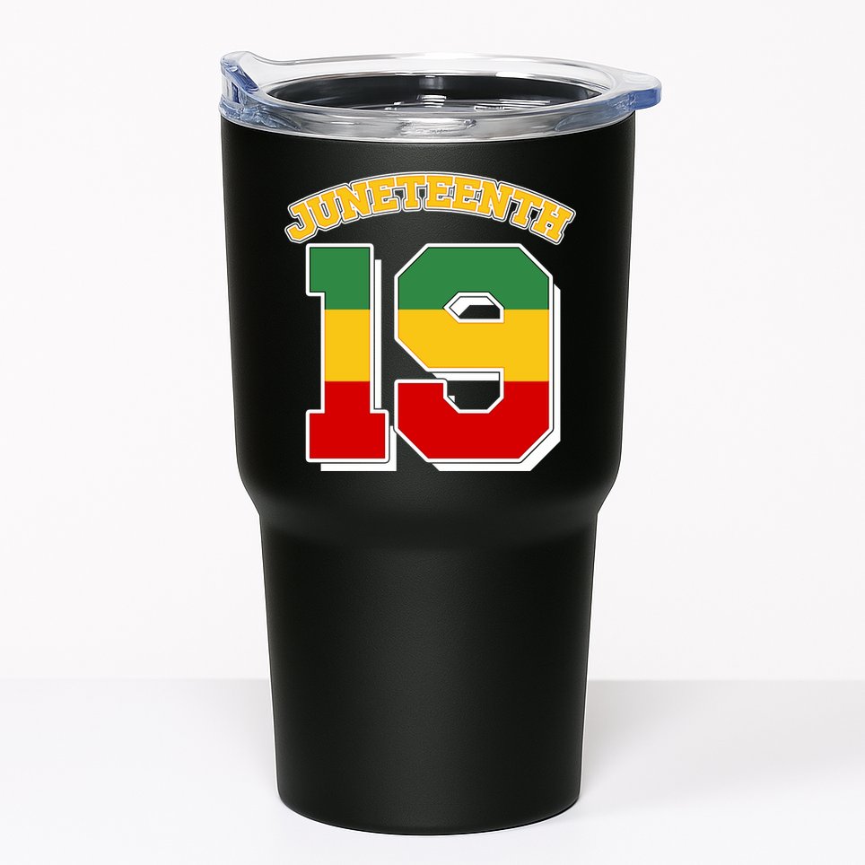 Juneteenth 19 Nineteen Jersey  Tumbler