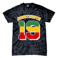 Juneteenth 19 Nineteen Jersey  Tie-Dye T-Shirt